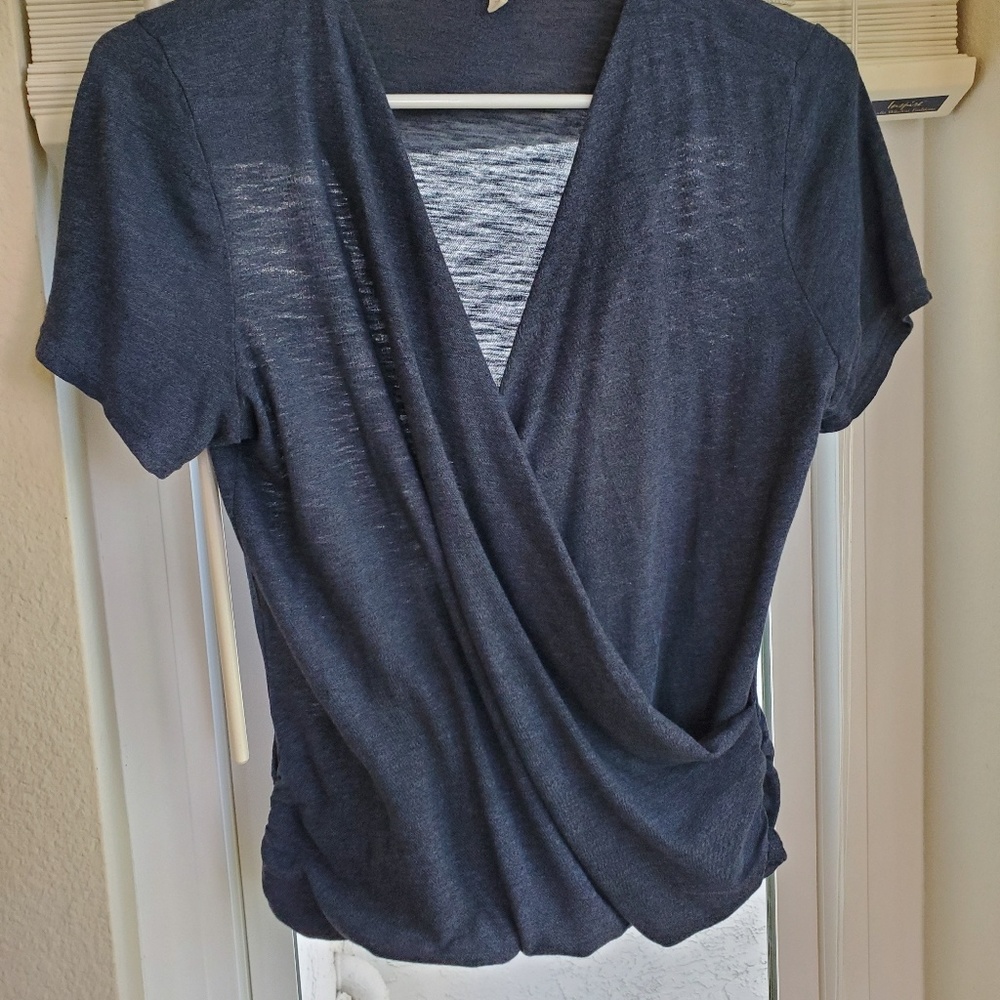 Blue Lanston surplice tee